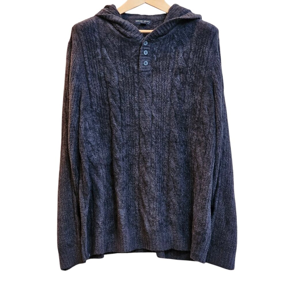 Barefoot Dreams Men's Super Soft Cozy XXL Pullover Sweater Hoodie